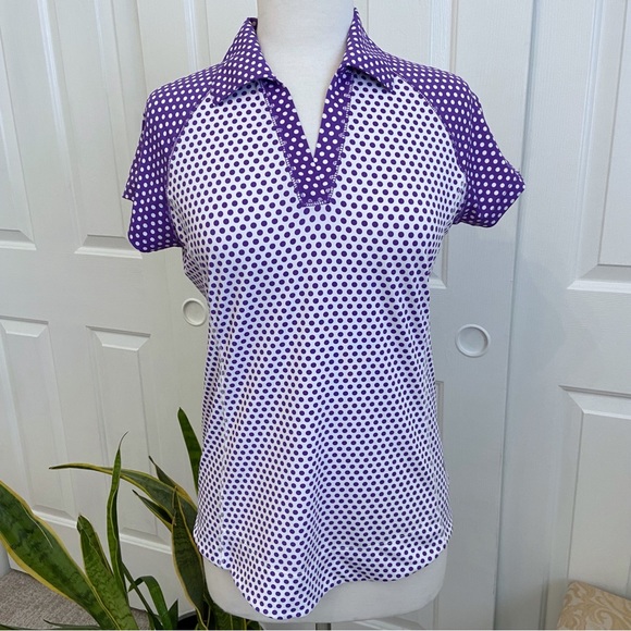 Jofit Tops - JOFIT Polka Dot Golf Top ⭐️ So Pretty